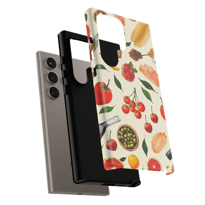 Fresh Fruits & Veggies Pattern Phone Case