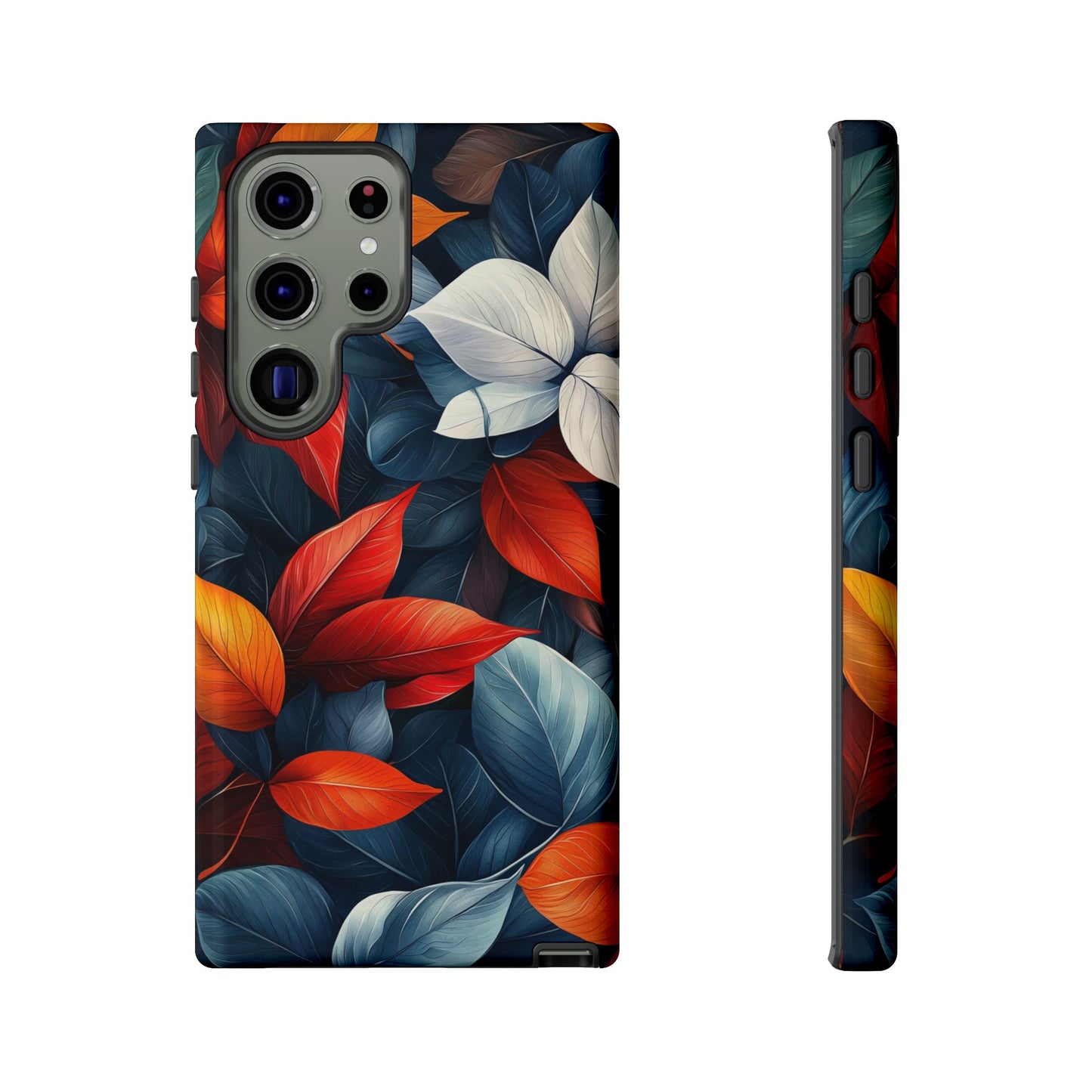 Autumn Midnight Leaves | Luxe Floral Phone Case for iPhone, Pixel & Samsung