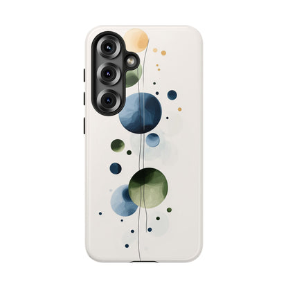 Orbit Bloom – Abstract Bubble Art Phone Case for iPhone, Samsung & Pixel