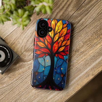 Stained Glass Tree: A Burst of Vibrant Elegance