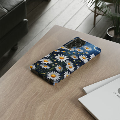 Witchy Daisy Flowers Phone Case Vintage Botanical Cover