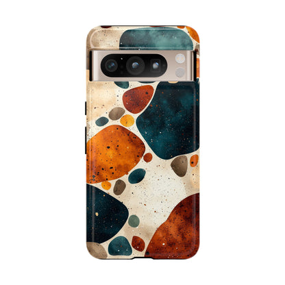 Earthy Terrazzo Stone Phone Case for iPhone, google Pixel & Samsung