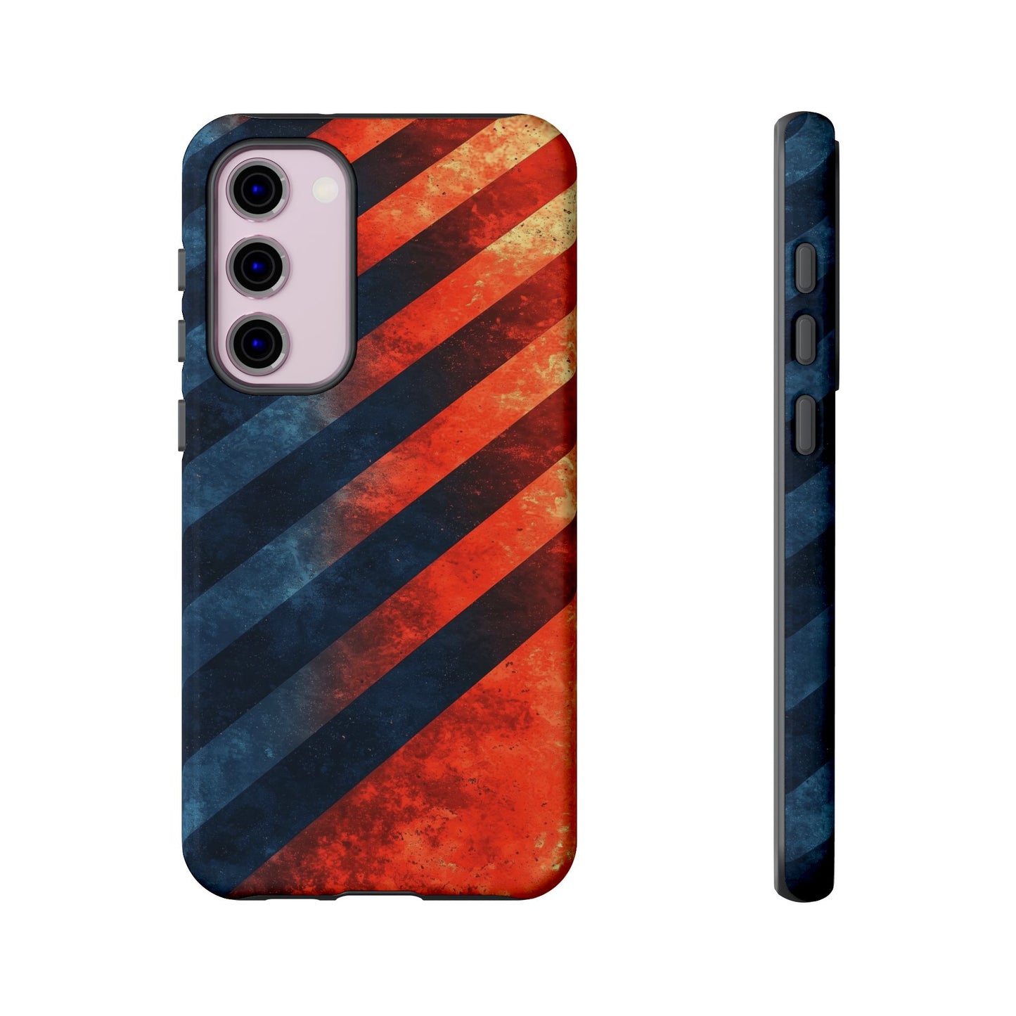 Molten Stripes – Grunge Gradient Abstract Phone Case for iPhone, Samsung & Pixel