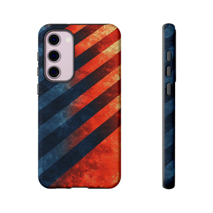 Molten Stripes – Grunge Gradient Abstract Phone Case for iPhone, Samsung & Pixel