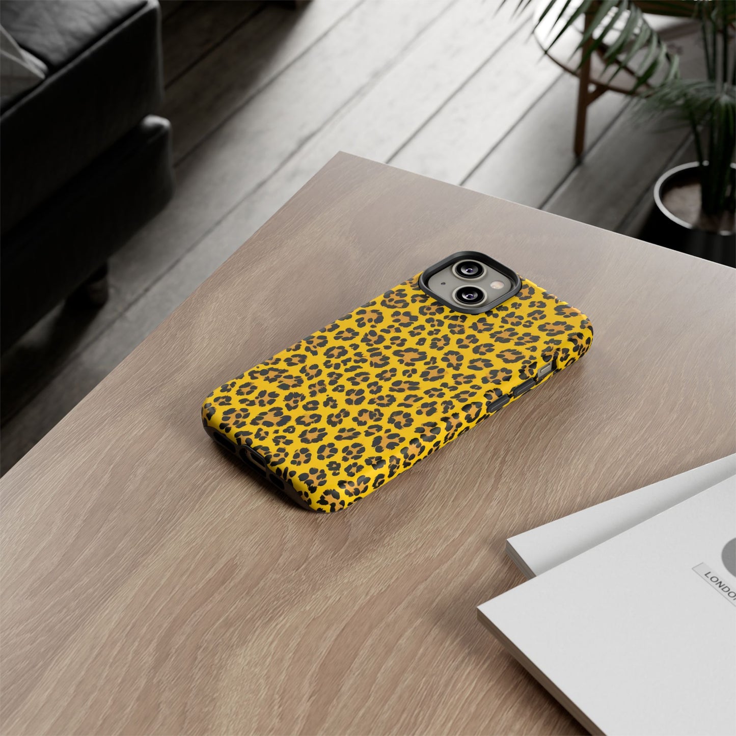 Leopard Texture Printed Back Cover Case phone