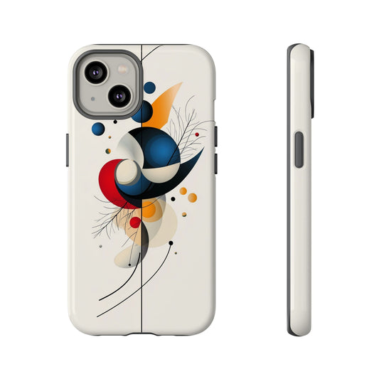 Celestial Balance – Abstract Geometric Phone Case for iPhone, Samsung & Pixel