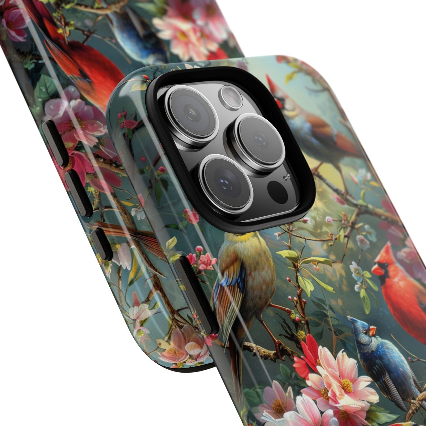 Floral Birds Phone Case – Cute & Protective Cover for iPhone, Samsung & Google Pixel
