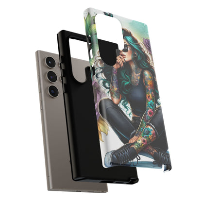 Urban Wildflower – Edgy Tattooed Beauty Mobile Cover
