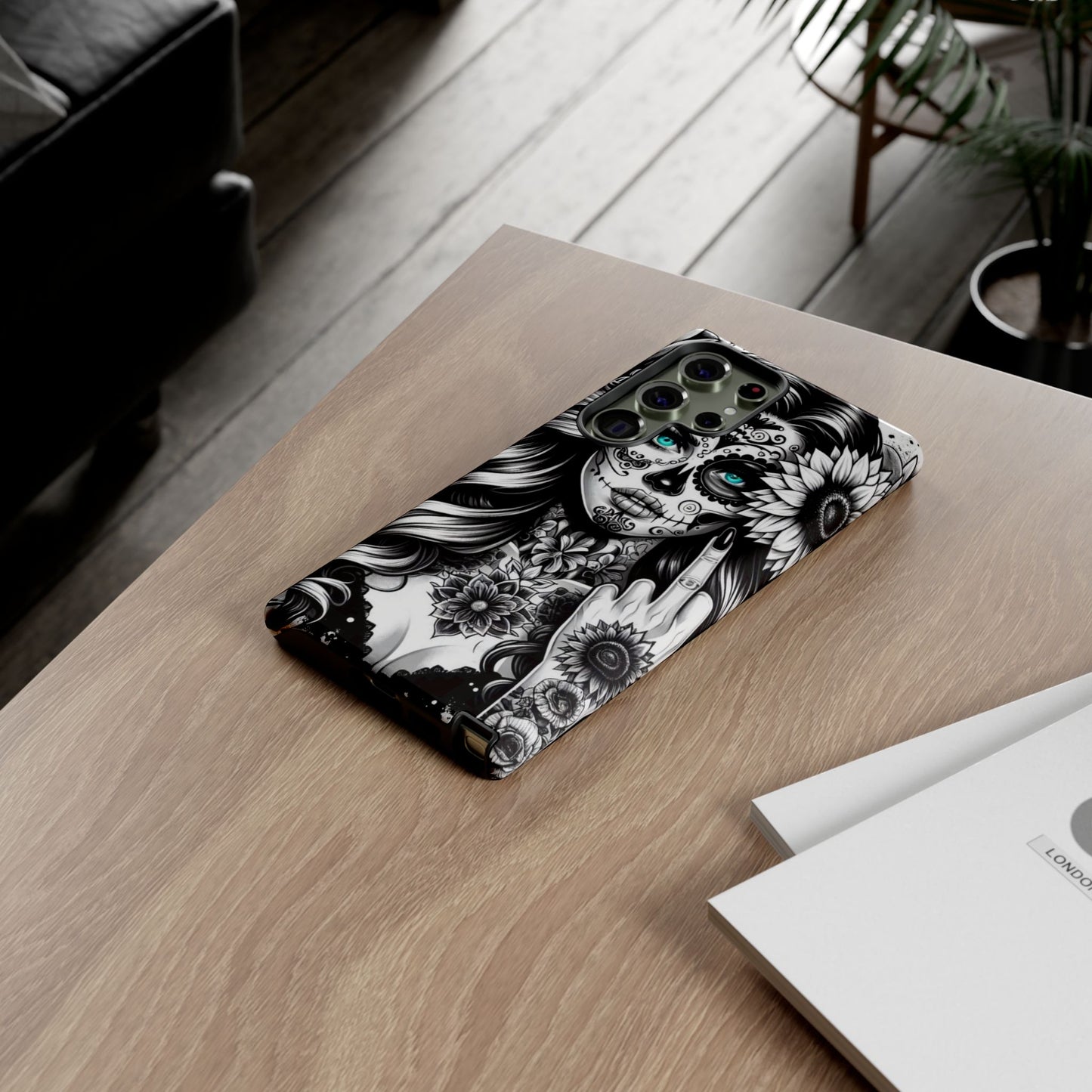 La Rebel – Day of the Dead Gothic Attitude Mobile Cover