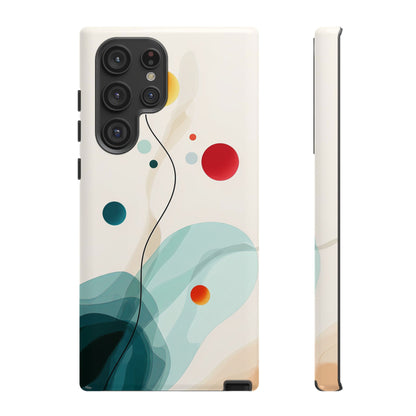 Cosmic Citrus Flow – Abstract Art Phone Case  for iPhone, Samsung & Pixel