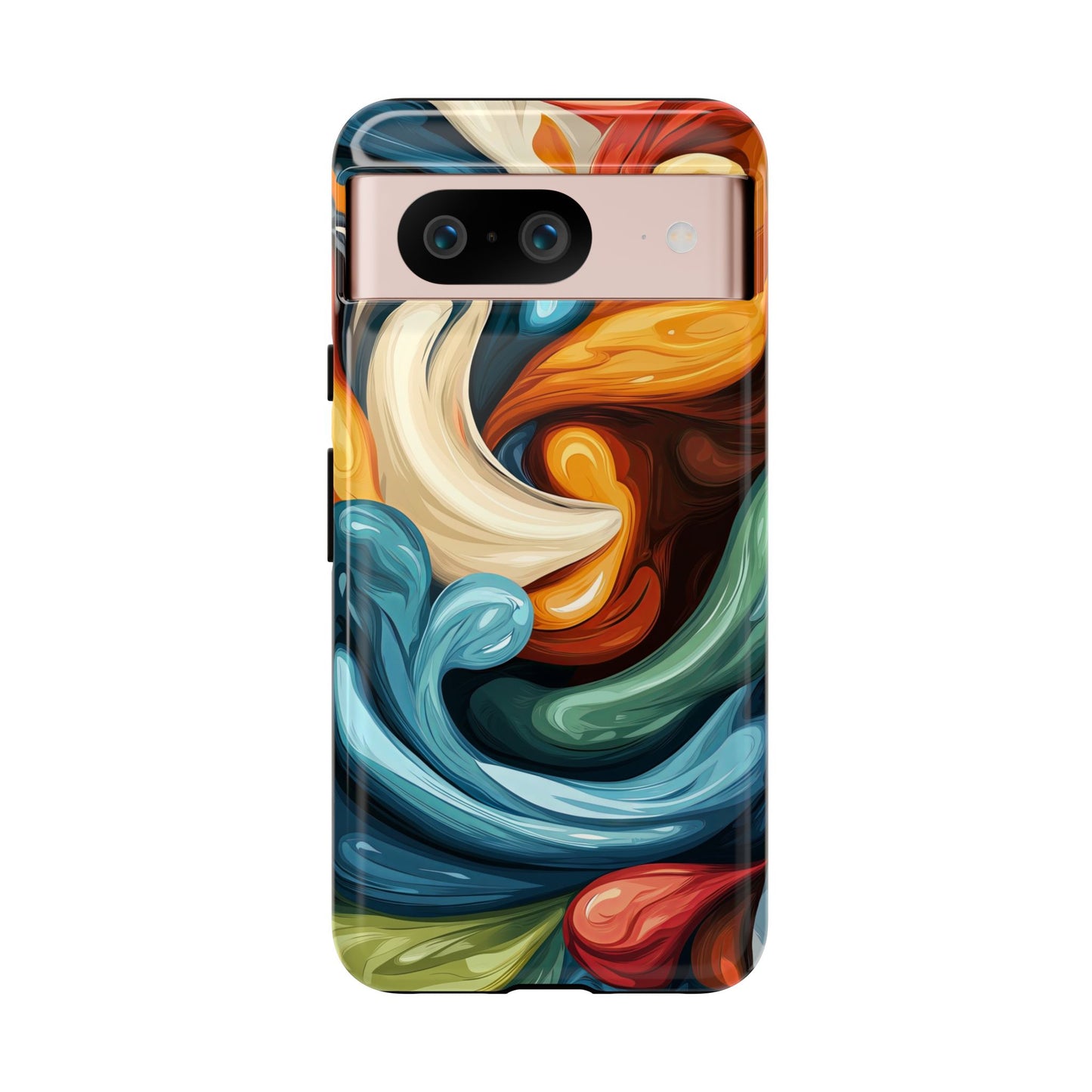 Color Current – Fluid Energy Abstract Phone Case for iPhone, Samsung & Pixel
