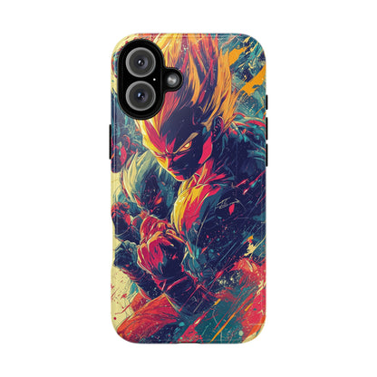 Saiyan Fury | Anime Warrior Power Surge | Comic Style Dragon Battle Phone Case for iPhone, Samsung & Pixel