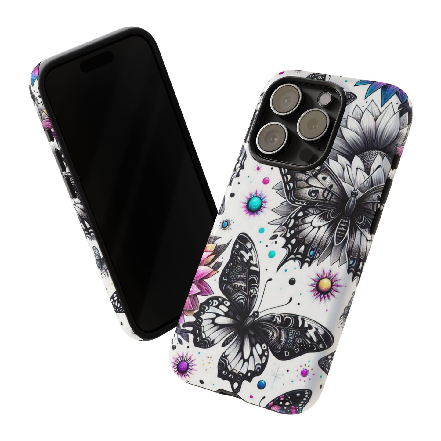 Celestial Flight – Cosmic Butterflies & Floral Magic Mobile Cover