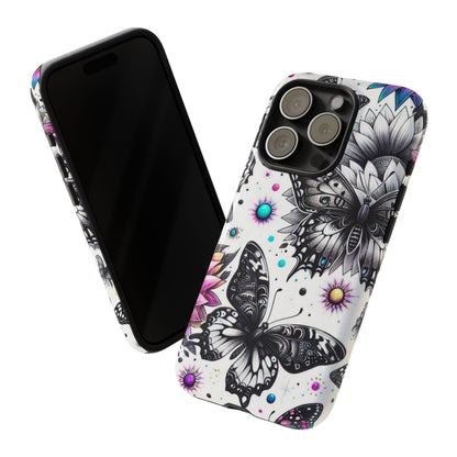 Celestial Flight – Cosmic Butterflies & Floral Magic Mobile Cover