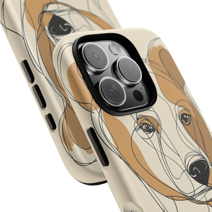 Soul of the Wild: Minimal Bear Portrait Phone Case for iPhone, Samsung & Pixel