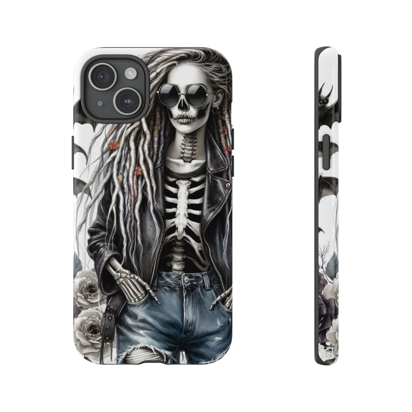 Skull Queen – Gothic Skeleton & Dark Grunge Mobile Cover