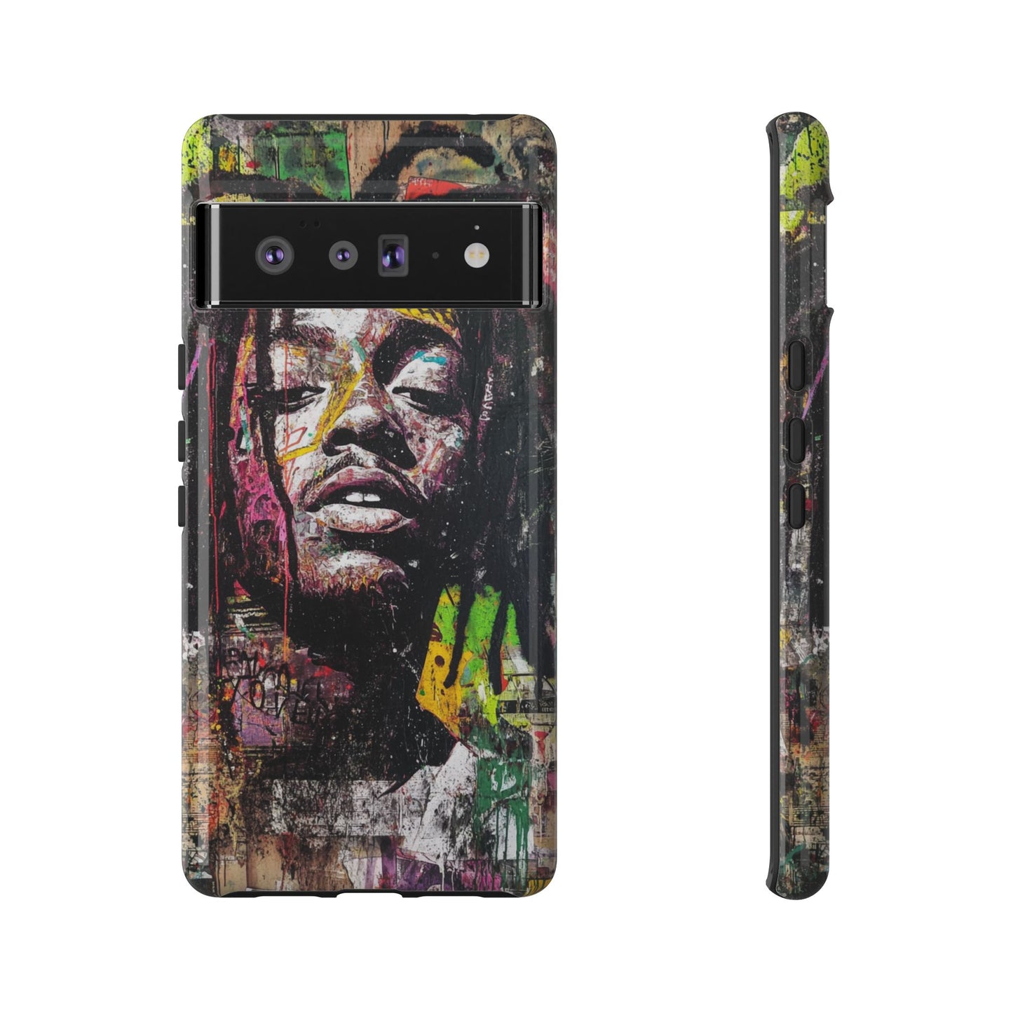 Basquiat Art iPhone Case – Bold, Graffiti-Inspired Street Art Cover - iPhone, Samsung & Google Pixel Cover - Artistic Painting Case, Art Lover Gift