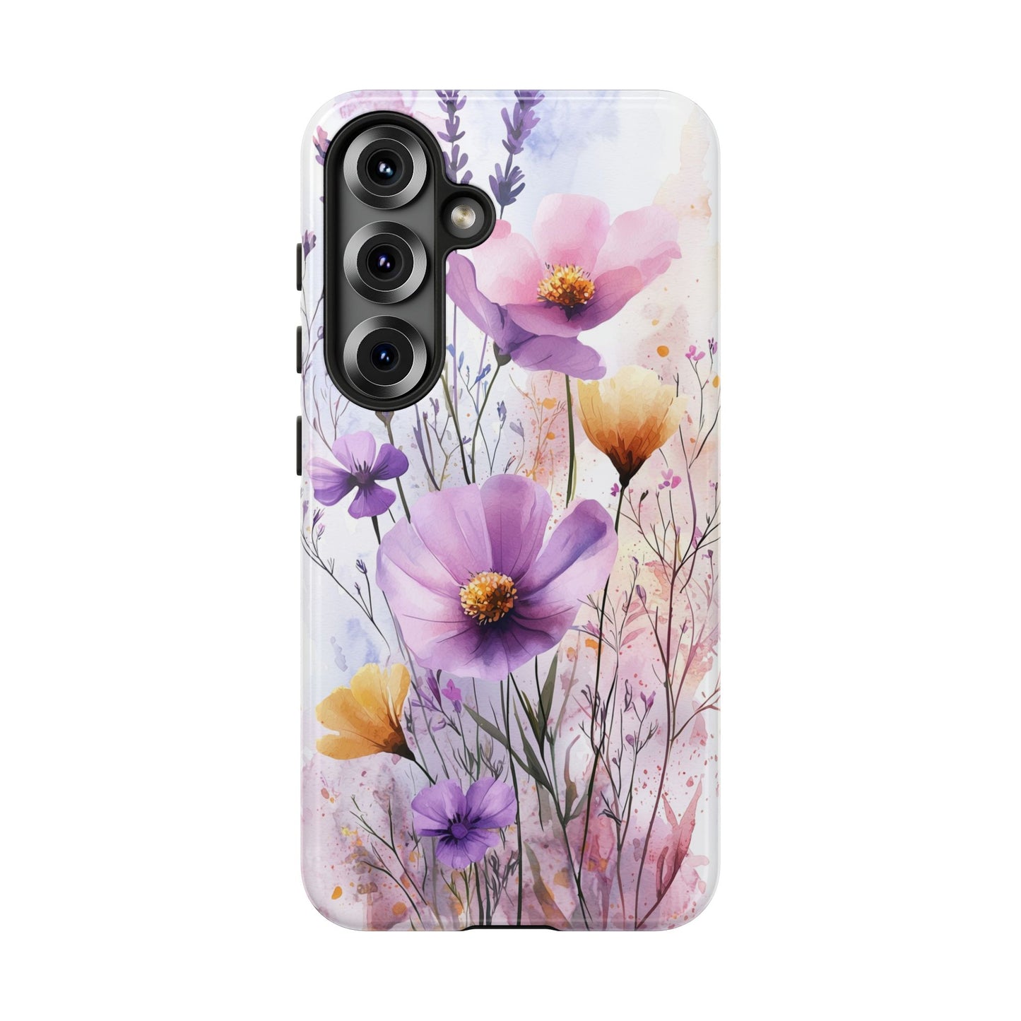 Wildflower Symphony Watercolor Phone Case for iPhone, google Pixel & Samsung