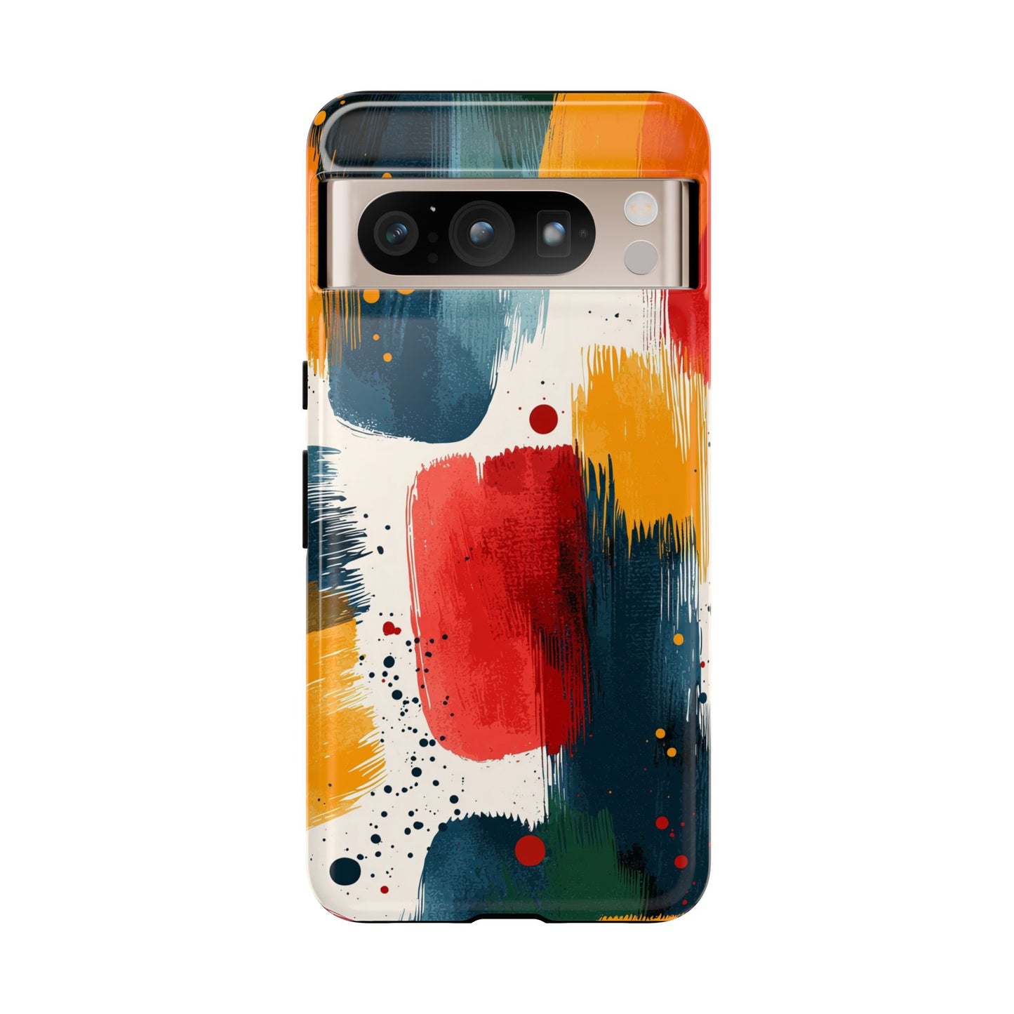 Color Burst Abstract Brushstroke Phone Case for iPhone, Samsung & Pixel