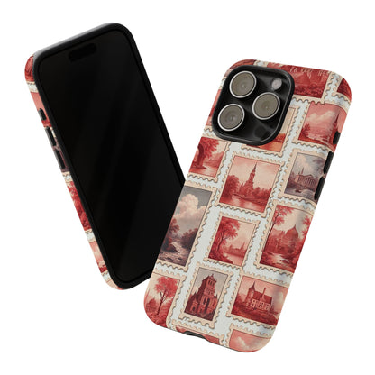 Vintage Postcard Stamps Phone Case