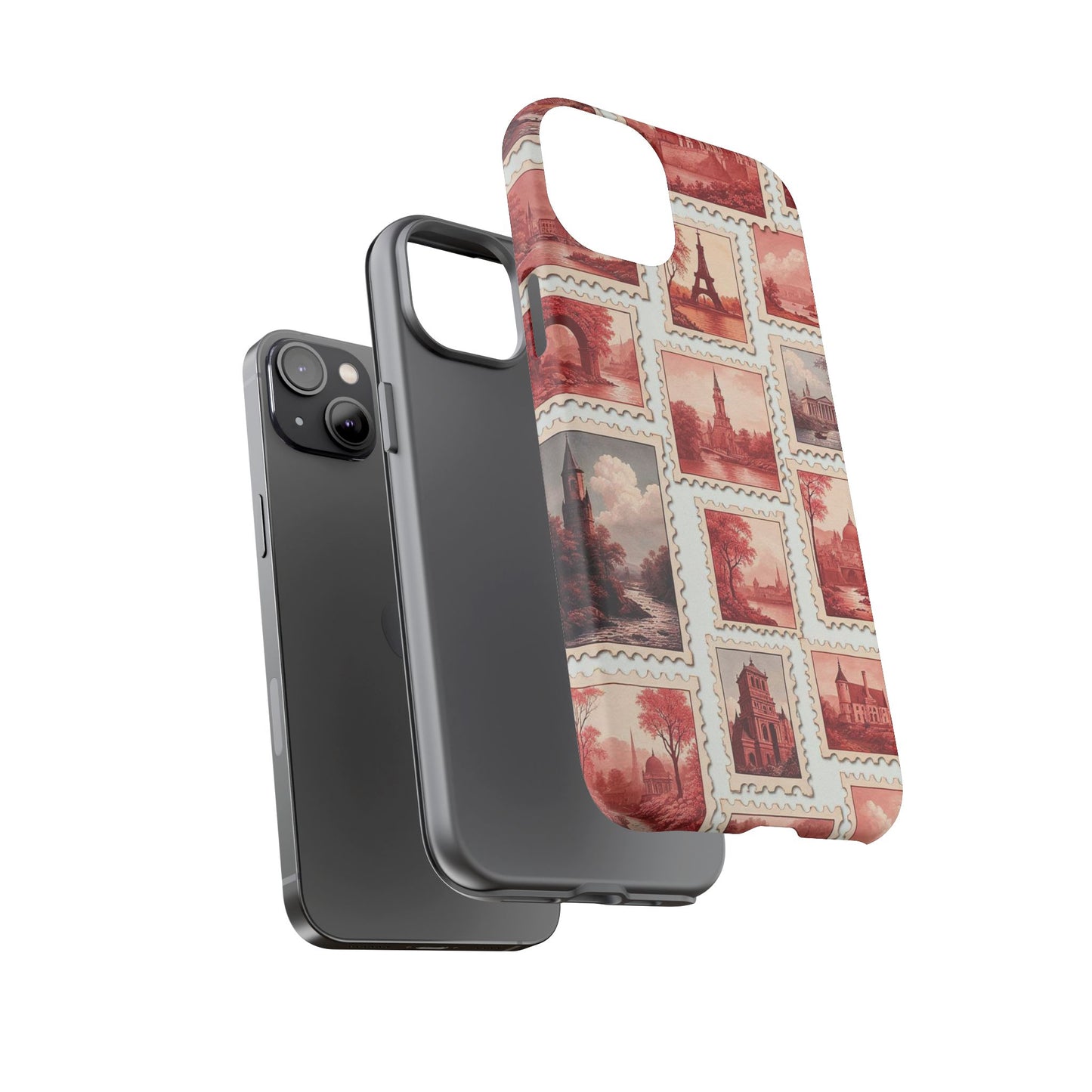 Vintage Postcard Stamps Phone Case
