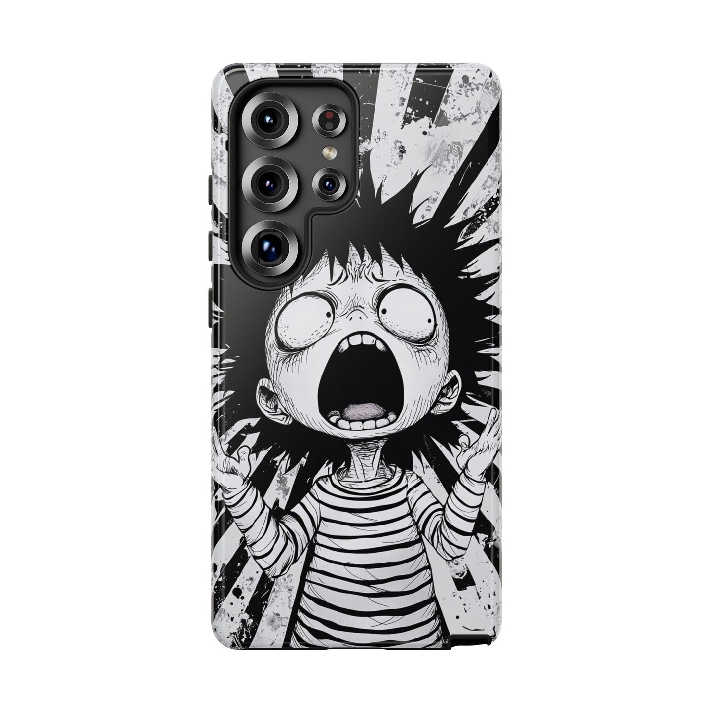 Maximum Panic Mode | Scream Kid Art  Phone Case for iPhone, Samsung & Pixel