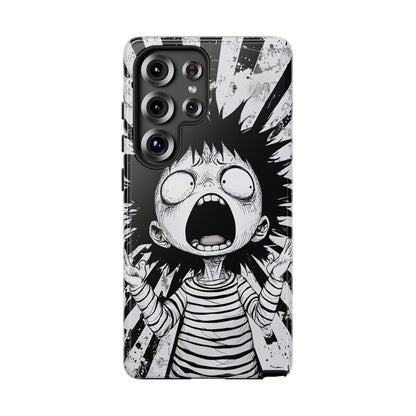 Maximum Panic Mode | Scream Kid Art  Phone Case for iPhone, Samsung & Pixel