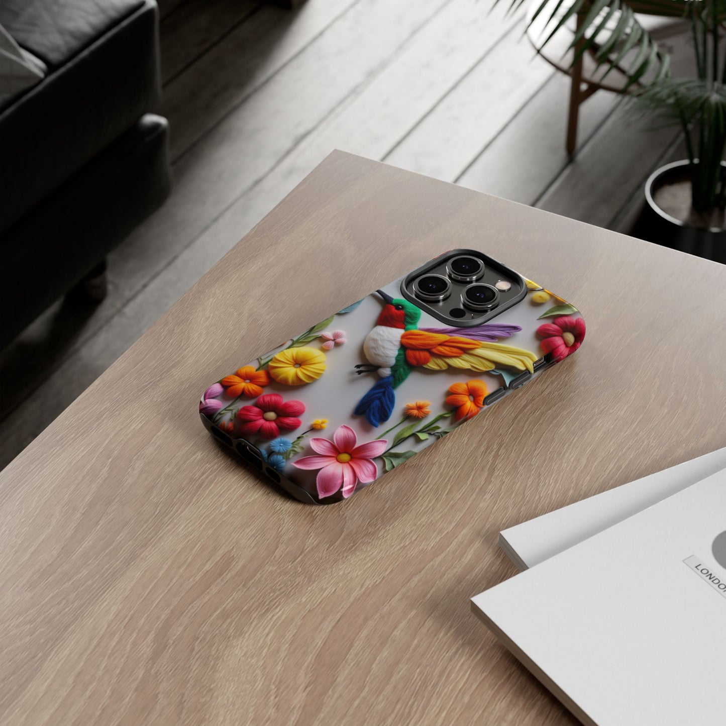 Elegant Hummingbird with Floral Mosaic Design | Nature's Artistic Vibes | Pixel 8 pro