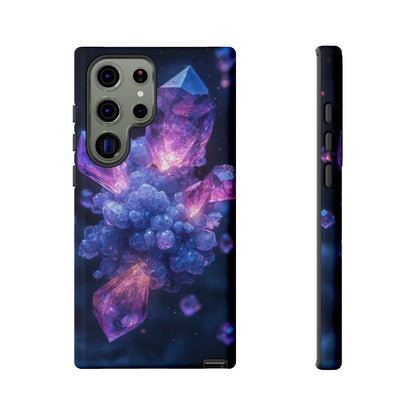 Cosmic Amethyst Crystal Phone Case for iPhone, Samsung & Google Pixel