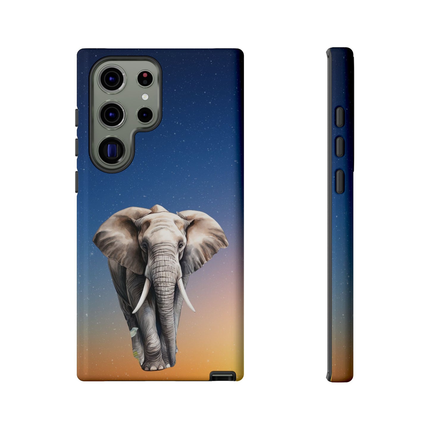 Celestial Elephant Mobile Cover – Dreamy Night Sky Aesthetic