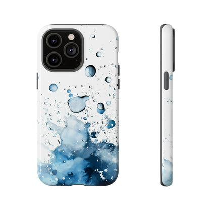 Aqua Burst Watercolor Phone Case for iPhone, google Pixel & Samsung