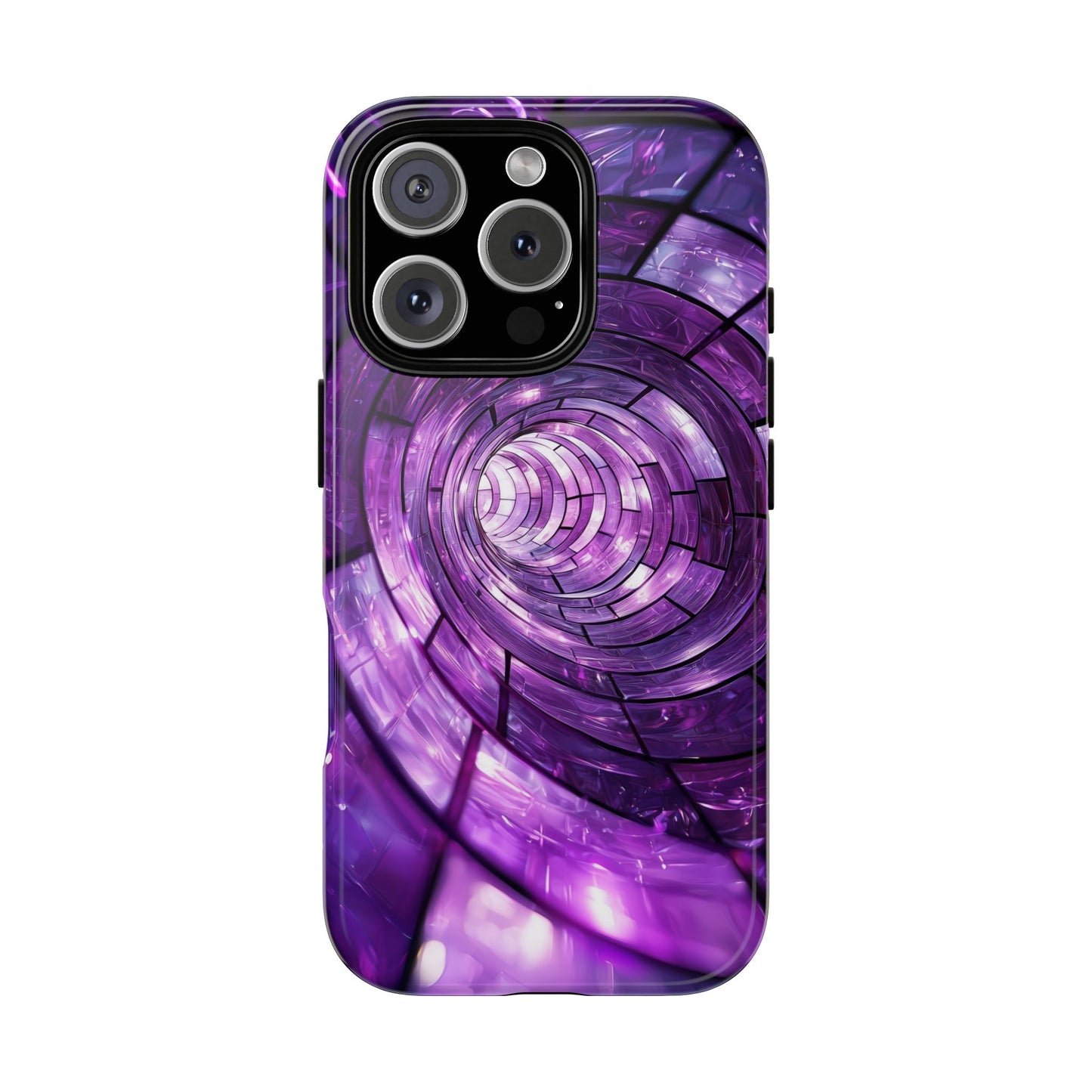 Hypnotic Spiral Optical Illusion Phone Case for iPhone, Samsung & Pixel