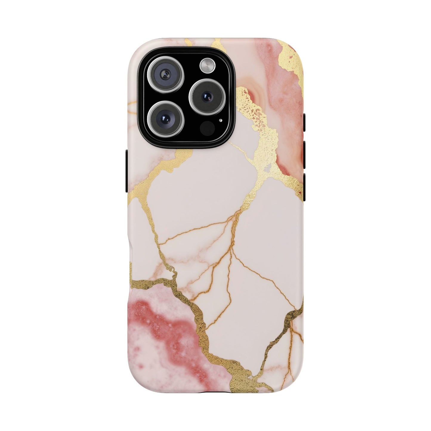 Beautiful Pink Minimal Marble Case Design