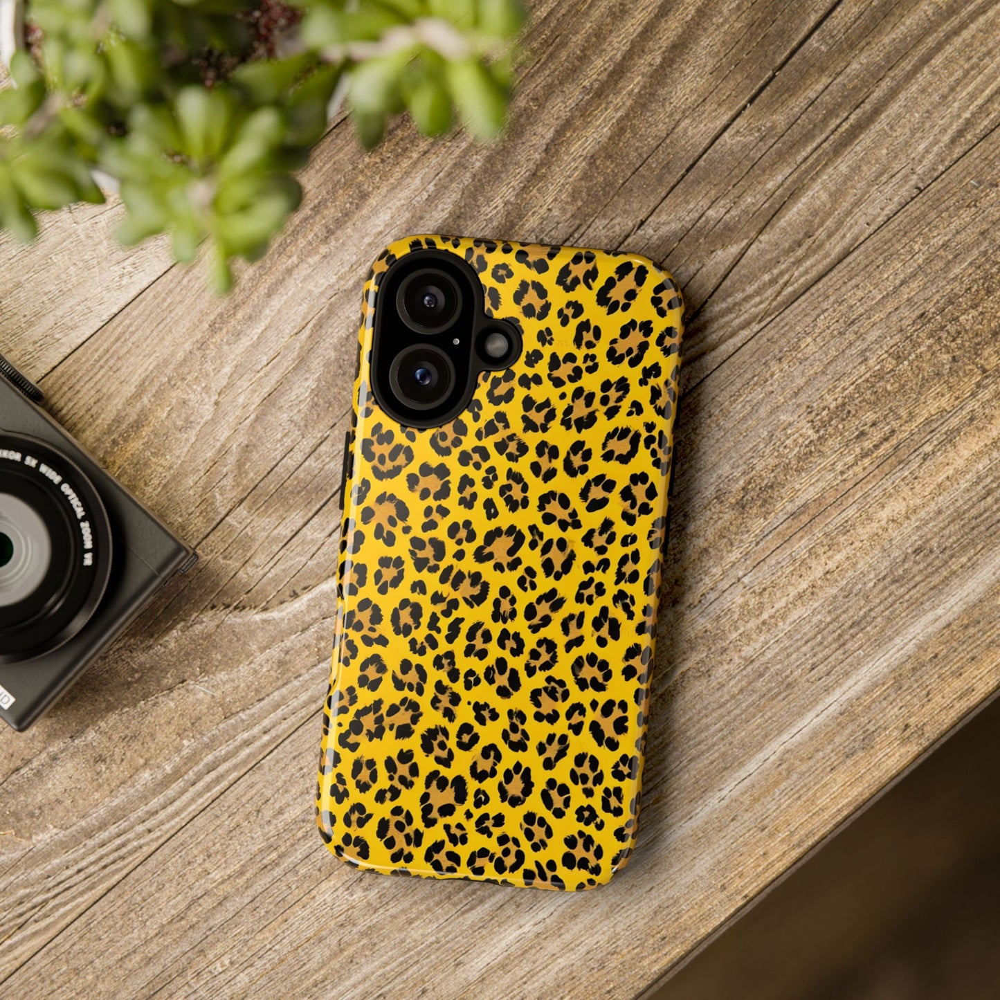 Leopard Texture Printed Back Cover Case phone
