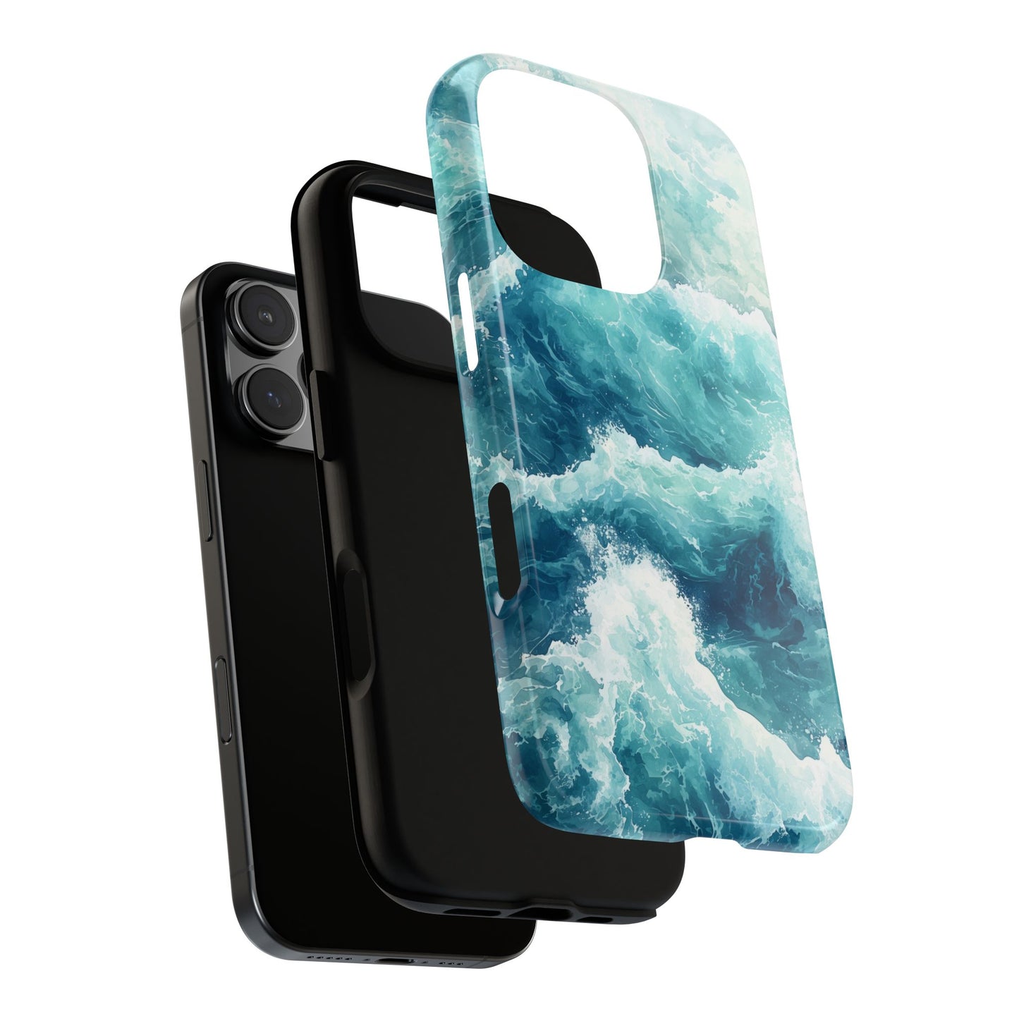 Seafoam Serenity Watercolor Phone Case for iPhone, google Pixel & Samsung