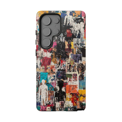 Graffiti Phone Case – Basquiat Street Art Design - iPhone, Samsung & Google Pixel Cover - Artistic Painting Case,  Art Lover Gift