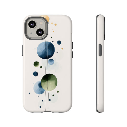 Orbit Bloom – Abstract Bubble Art Phone Case for iPhone, Samsung & Pixel