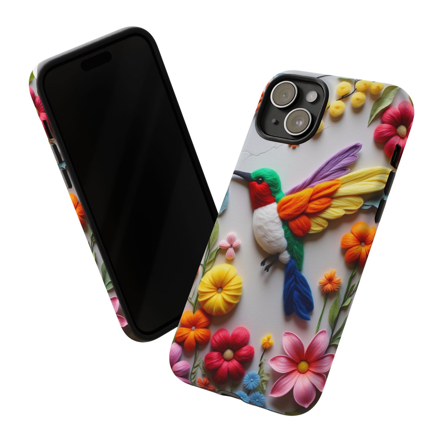 Elegant Hummingbird with Floral Mosaic Design | Nature's Artistic Vibes | Pixel 8 pro