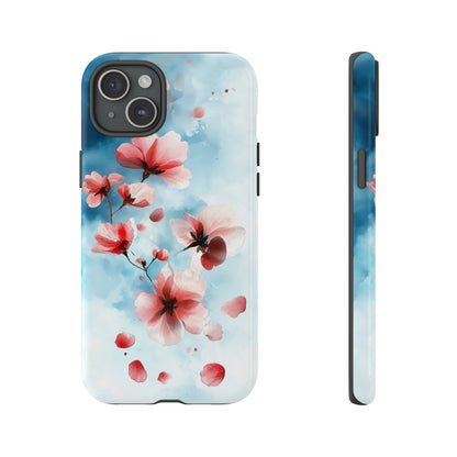 Petal Whispers Watercolor Phone Case for iPhone, google Pixel & Samsung