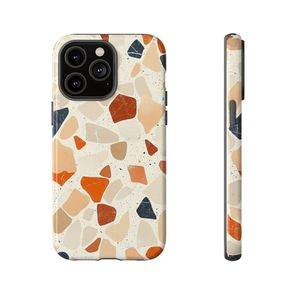Rustic Terrazzo Stone Phone Case for iPhone, Pixel & Samsung