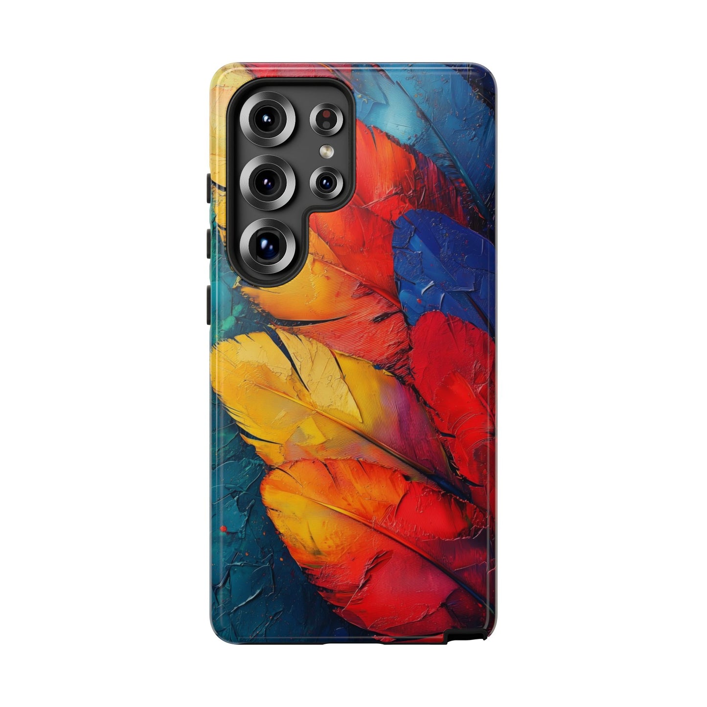Tropical Macaw Feather Phone Case for iPhone, Samsung & Google Pixel