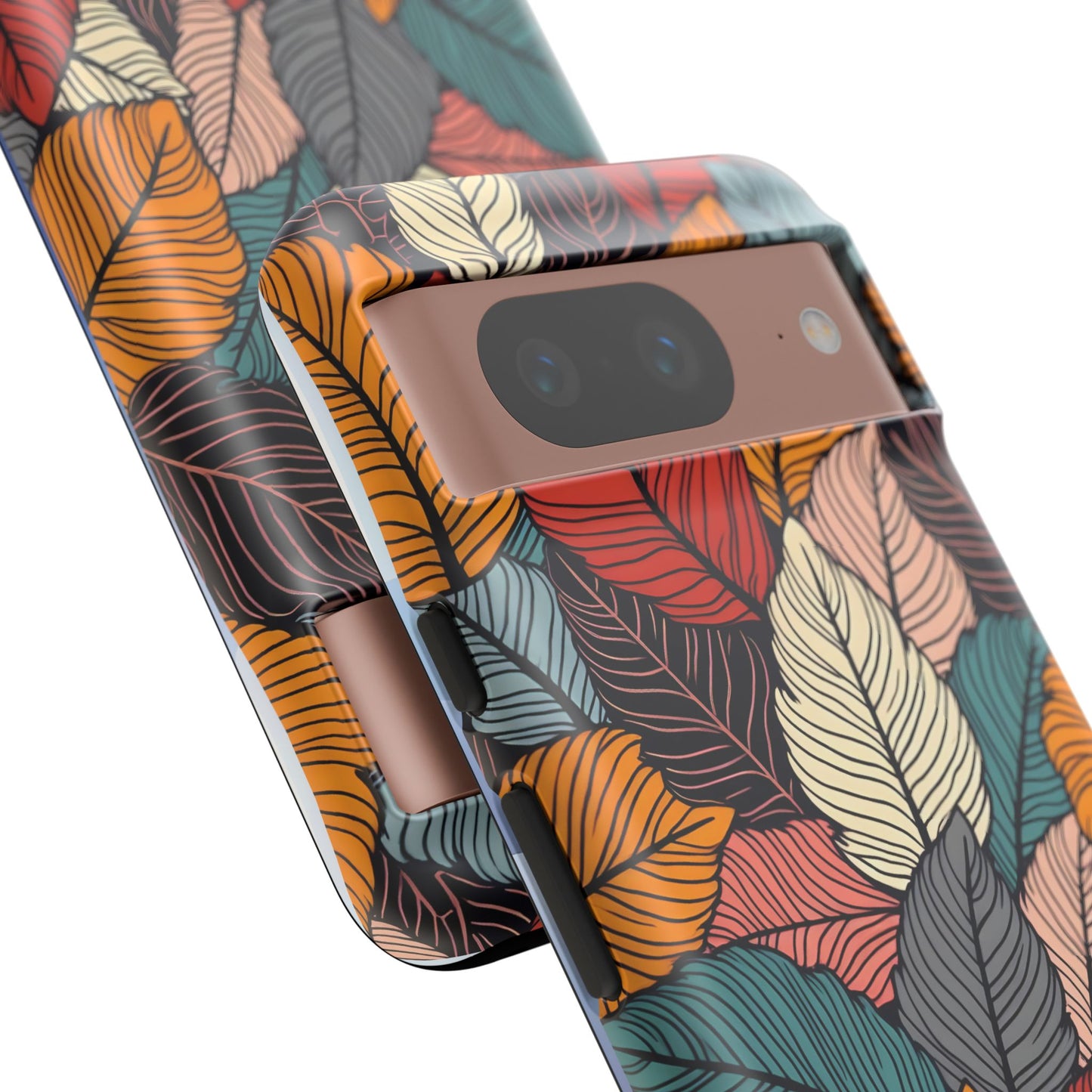 Colorful Abstract Leaves Pattern Design