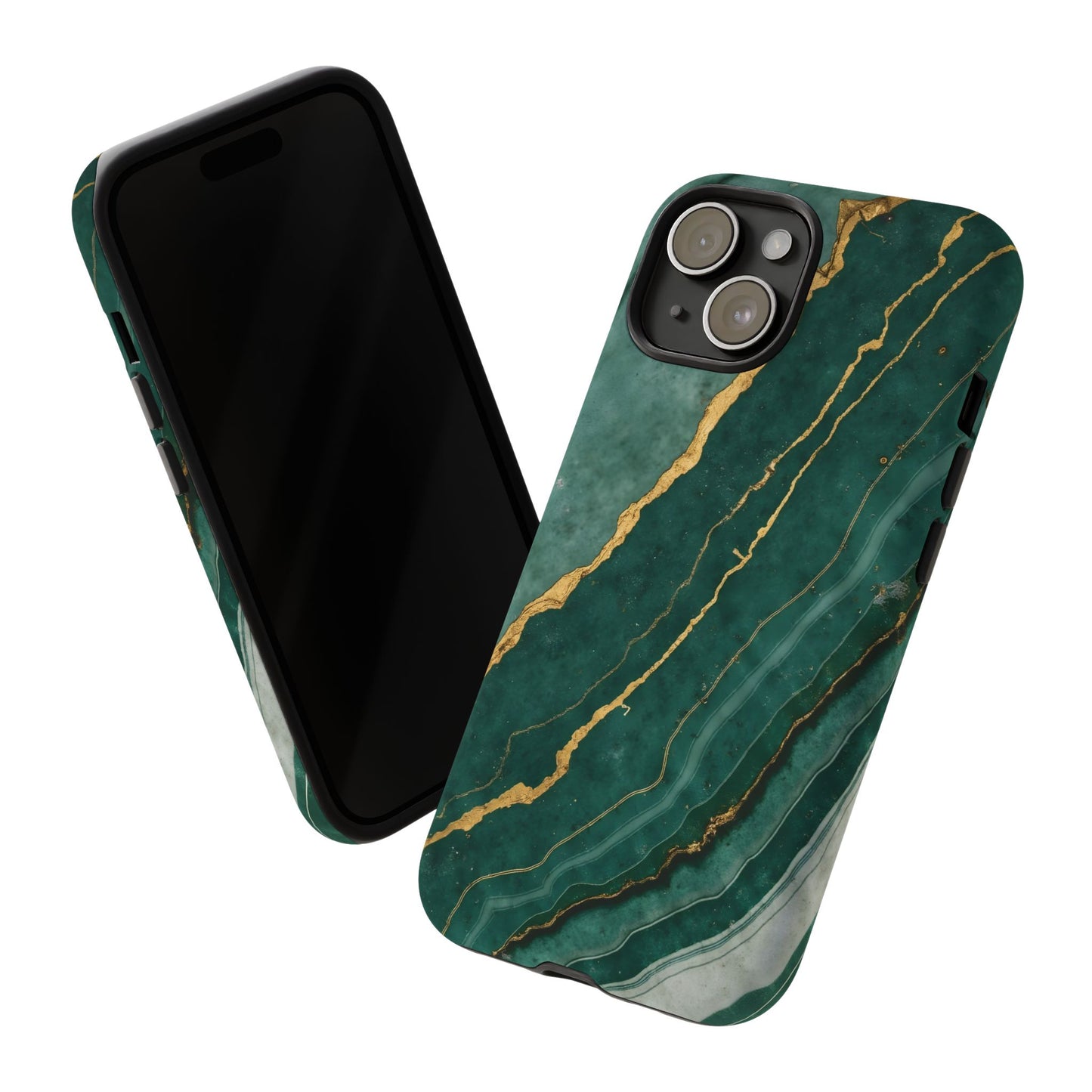Jade Green Marble Case Design