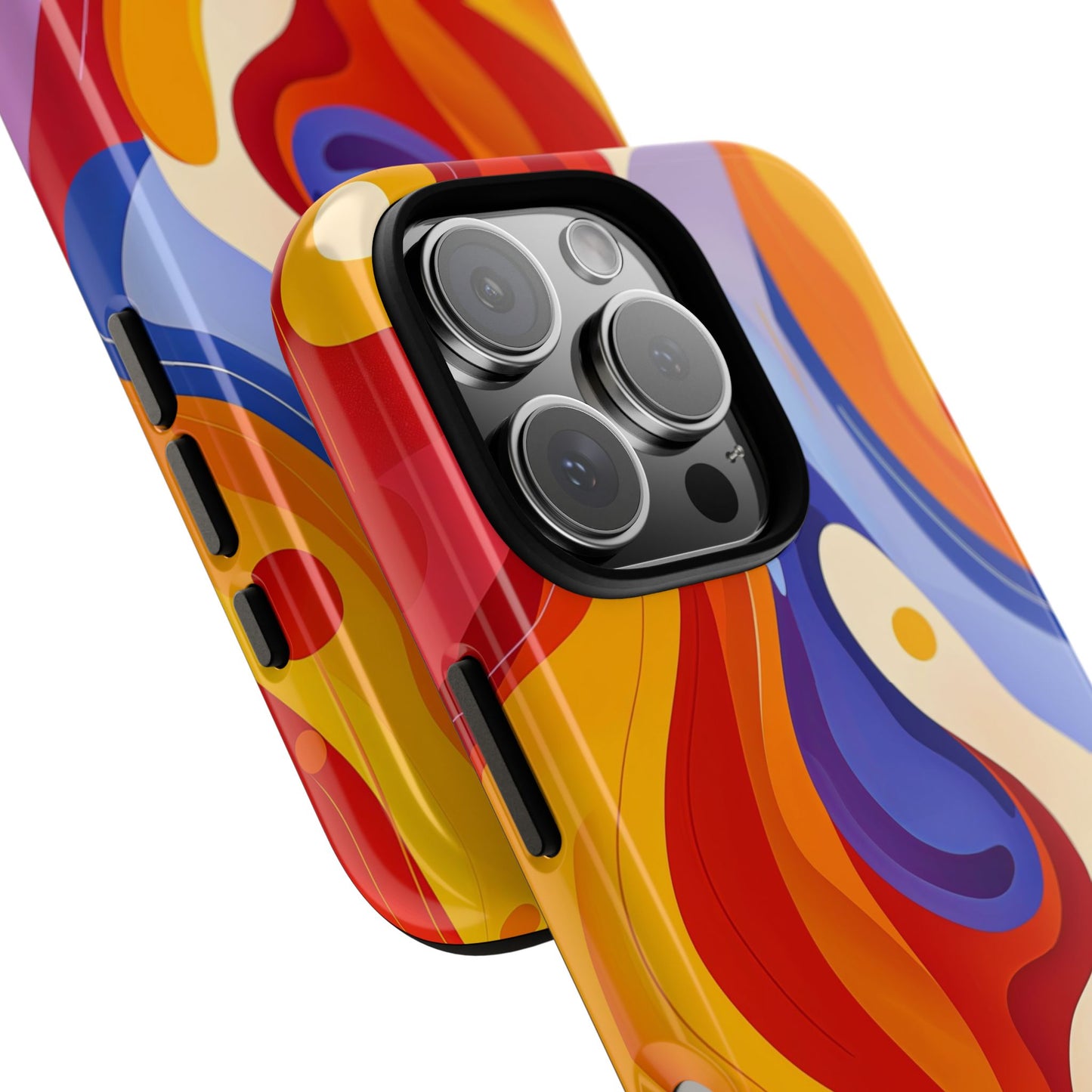 LavaFlow – Vivid Heatwave Abstract Phone Case for iPhone, Samsung & Pixel