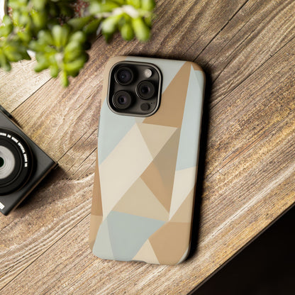 Neutral Geometrical Triangular Abstract Pattern