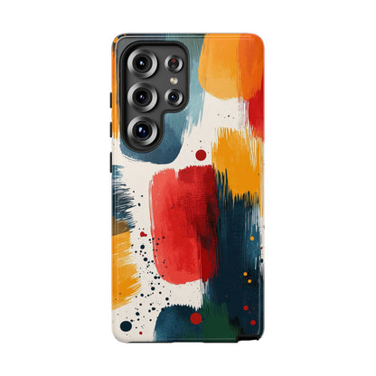 Color Burst Abstract Brushstroke Phone Case for iPhone, Samsung & Pixel