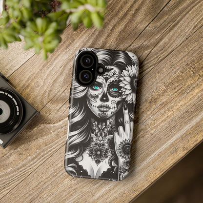 La Rebel – Day of the Dead Gothic Attitude Mobile Cover