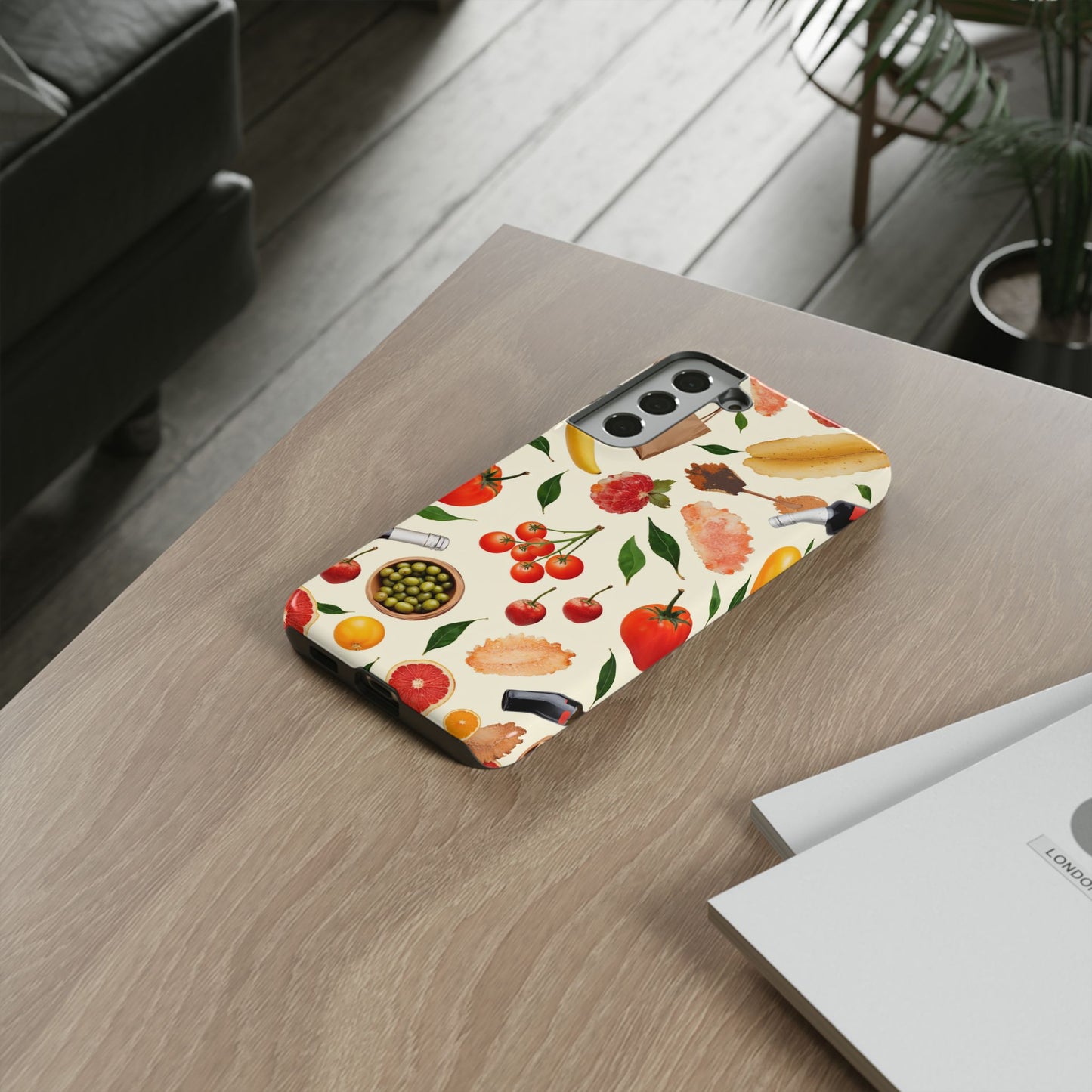 Fresh Fruits & Veggies Pattern Phone Case