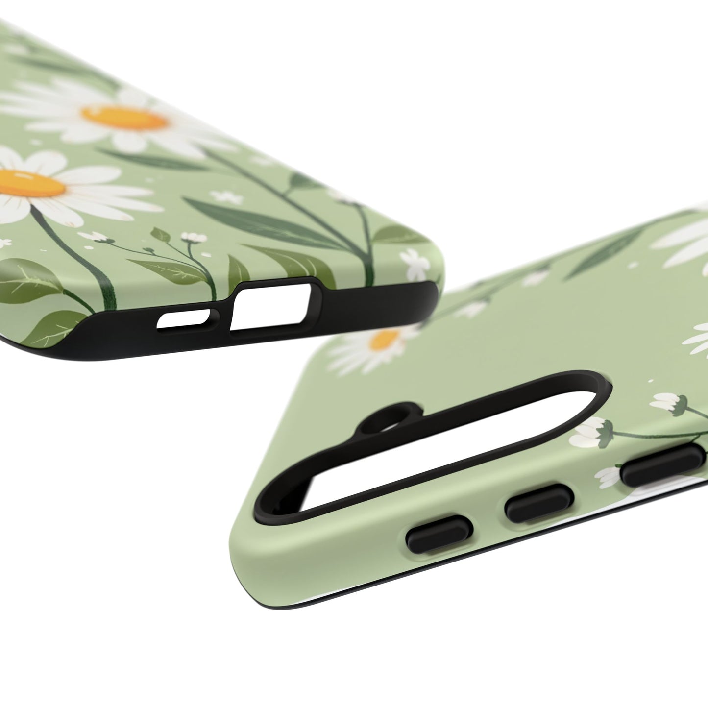 Green Floral Case, Daisy Pattern Design, Iphone Case Design, Perfect Gift For Her