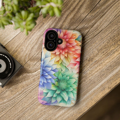 Rainbow Bloom Mandala Floral Mobile Case